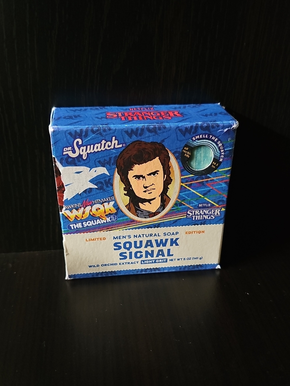 Dr. Squatch Stranger Things Squawk Signal Limited Edition Bar Soap, NIB